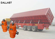 Single Acting Hydraulic Cylinder , Telescopic Chrome Hydraulic Lift Cylinders for Side Dumper